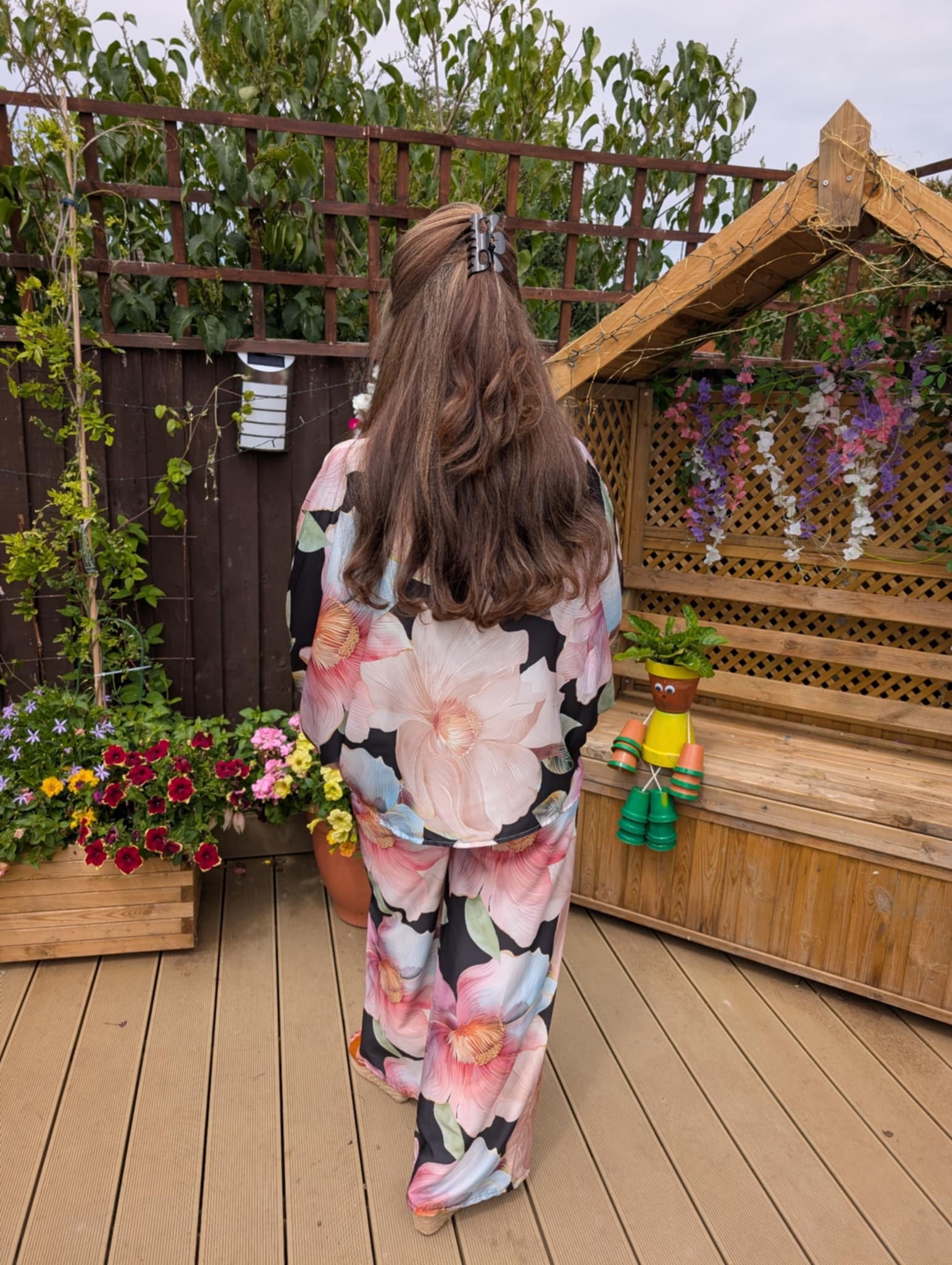 Floral Print Top and Pants
