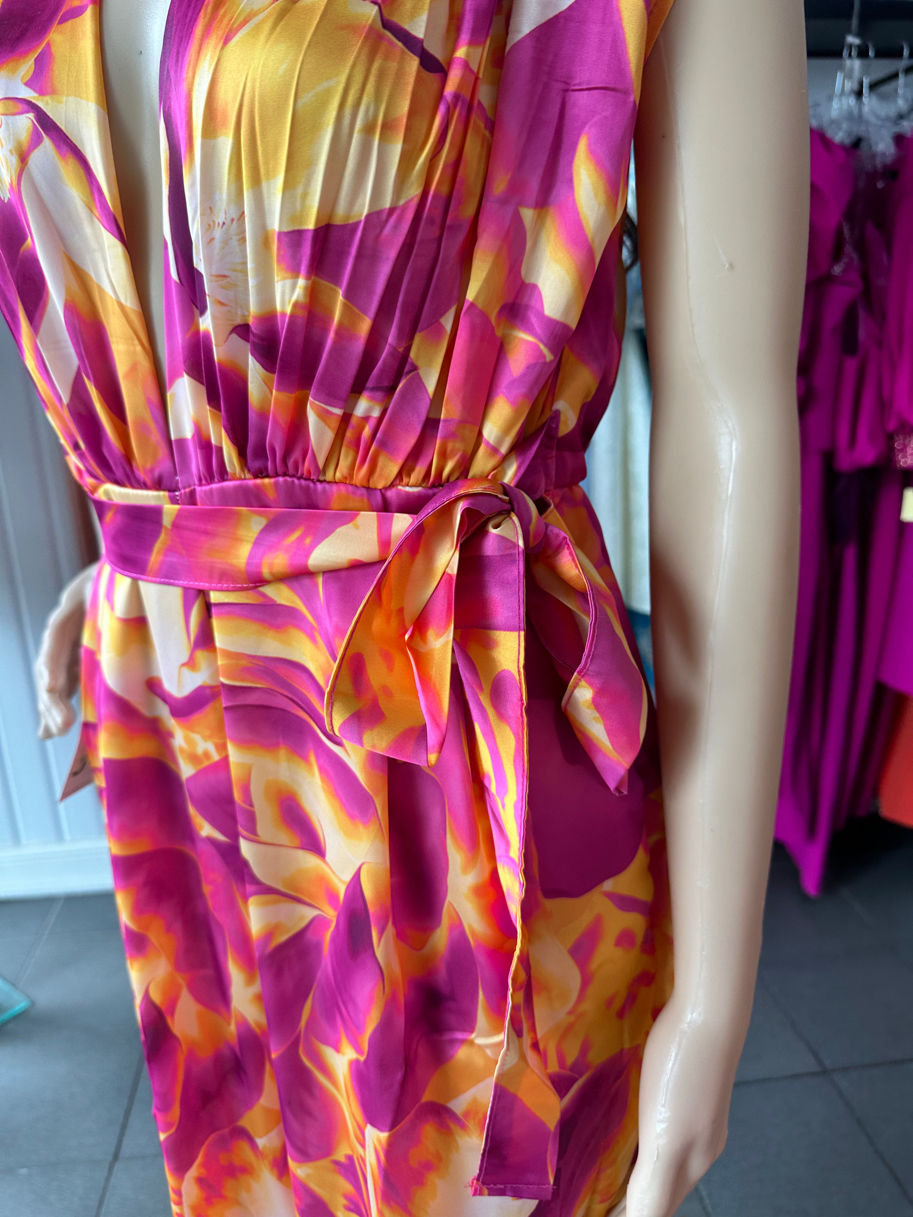 Orange/Pink Jumpsuit