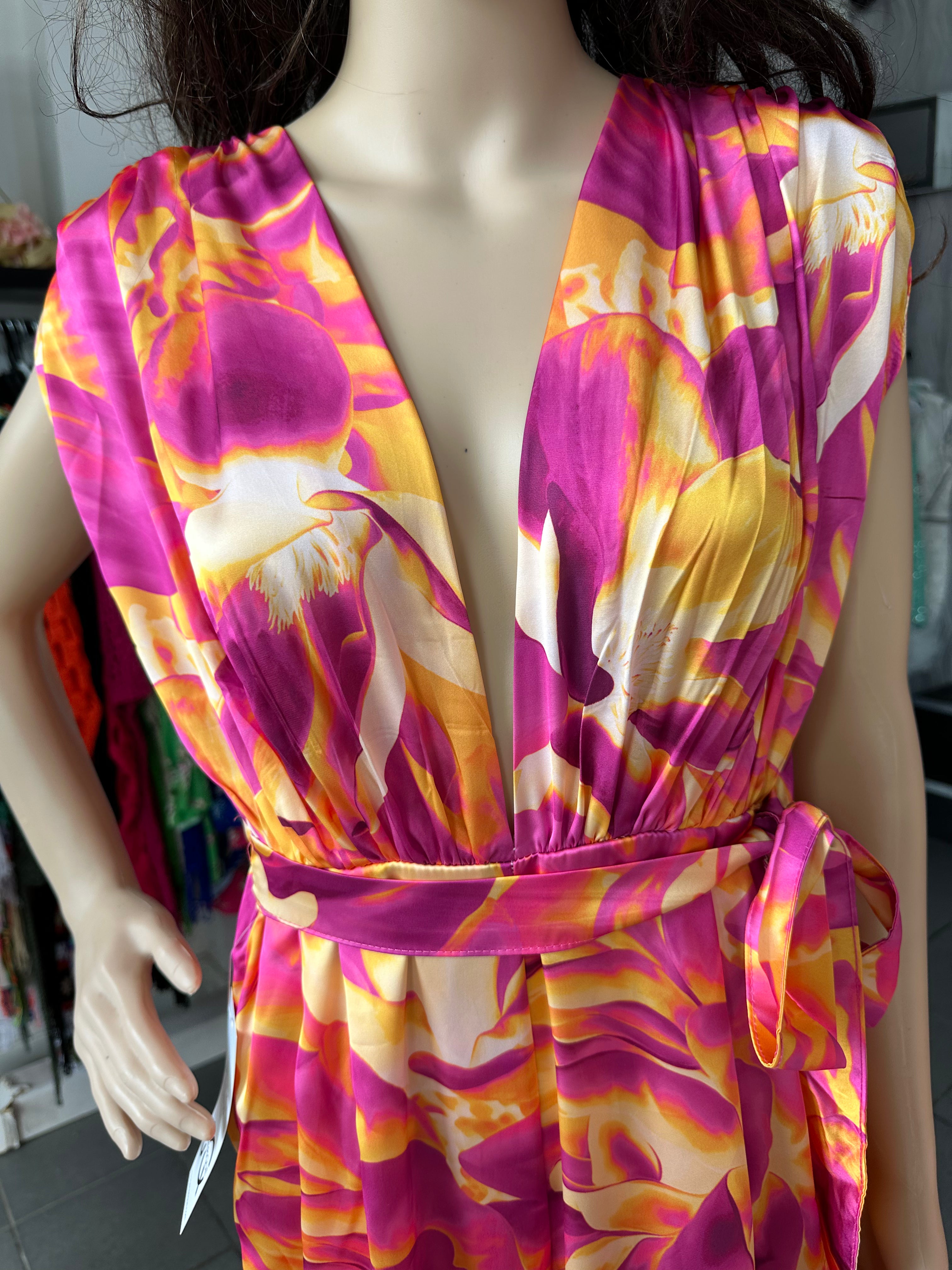 Orange/Pink Jumpsuit